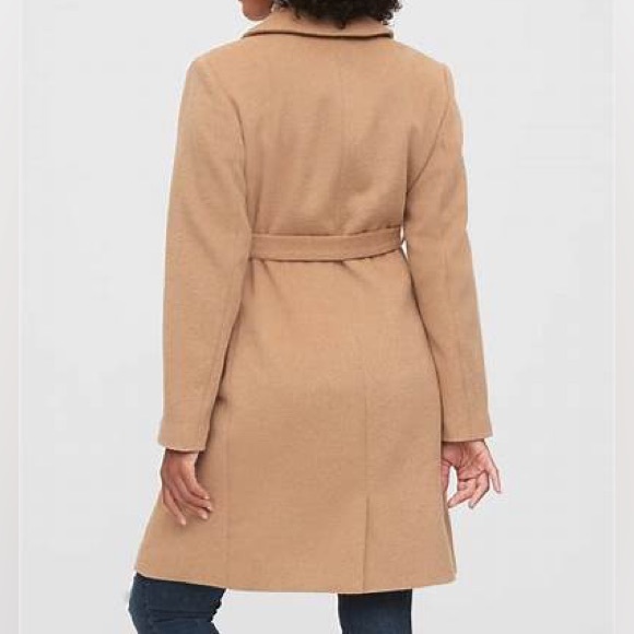 GAP Maternity Wool Blend Wrap Coat - Picture 7 of 7